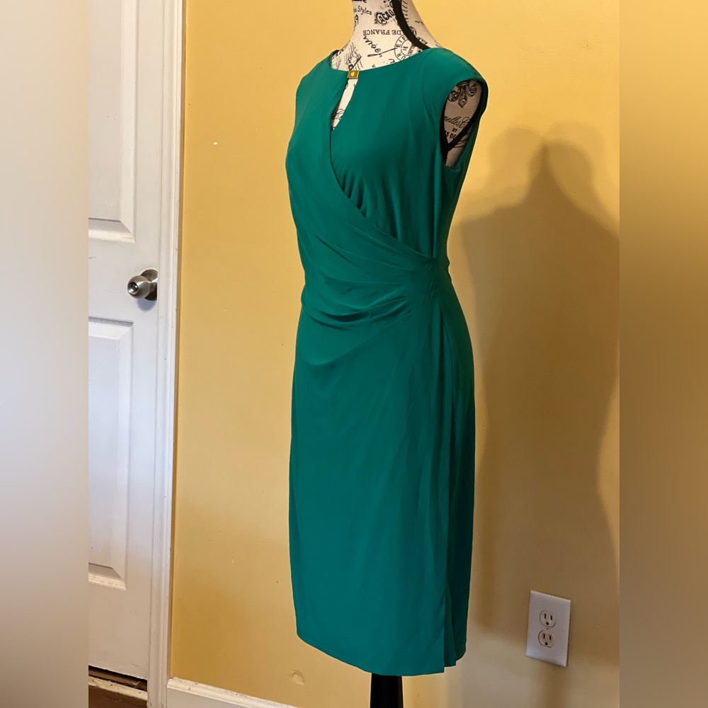Lauren Ralph Lauren NWT Turquoise Green Women Size 8 Stretch - Picture 4 of 13